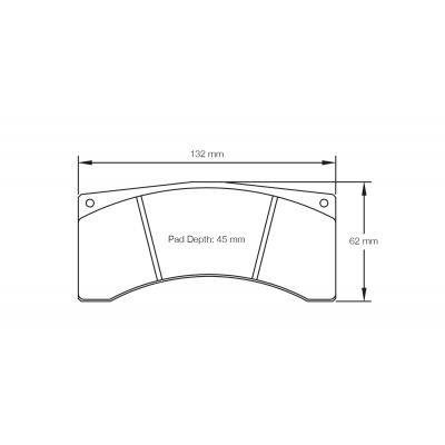 Plaquettes de frein PAGID Racing 4916 Rouge Tres haute friction