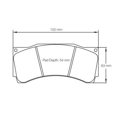 Plaquettes de frein PAGID Racing 8250 Rouge Tres haute friction + endurance