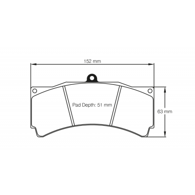 Plaquettes de frein PAGID Racing 1903 Bleu moyenne friction