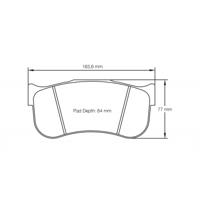 Plaquettes de frein PAGID Racing 8101 Rouge Tres haute friction