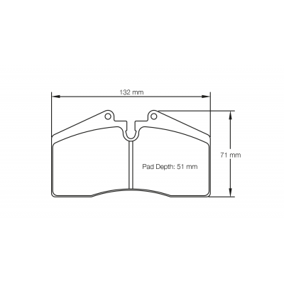Plaquettes de frein PAGID Racing 1204 Rouge Tres haute friction
