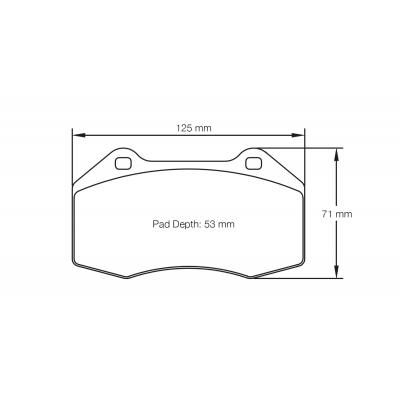 Plaquettes de frein PAGID Racing 8023 Rouge Tres haute friction