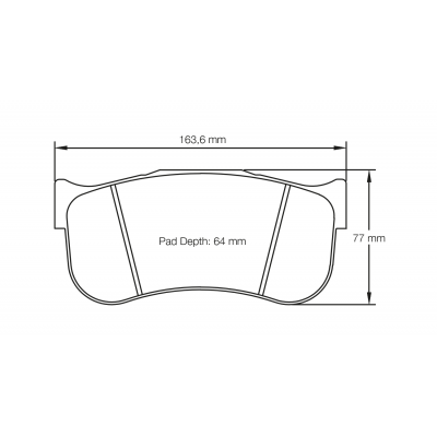 Plaquettes de frein PAGID Racing 8100 Idéale pour des courses endurance longue durée